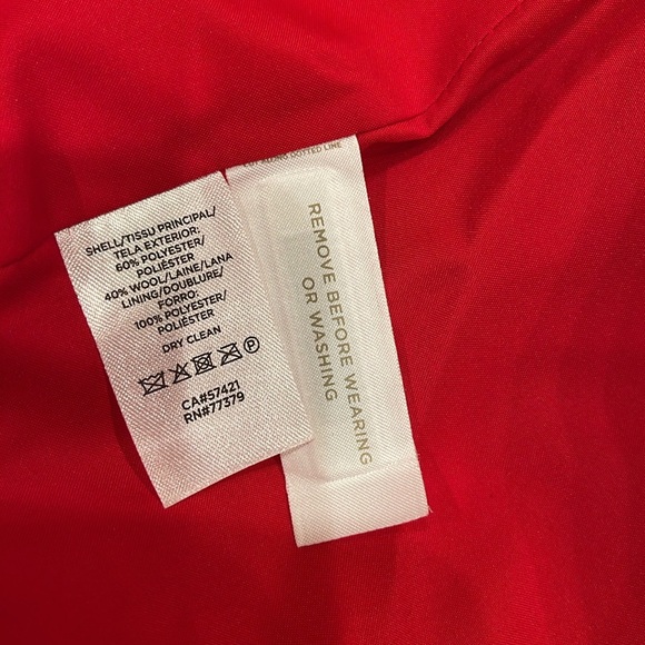 Ann Taylor Short Shawl Collar Cocoon Coat Size Medium - Picture 4 of 11